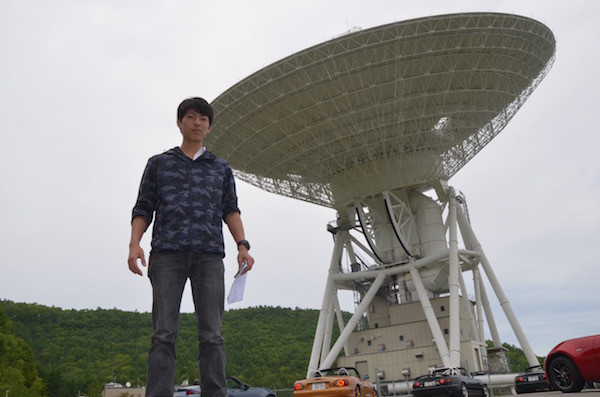 直径64mのパラボラアンテナがある臼田宇宙空間観測所