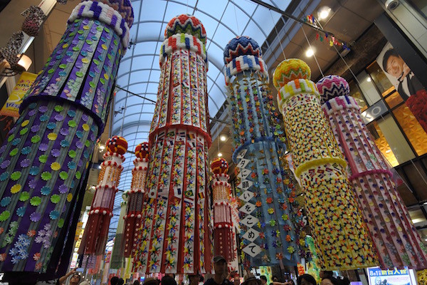 東北三大祭りのひとつ、仙台七夕祭りへ
