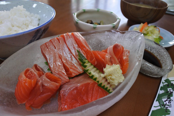 阿寒湖の奈辺久でお昼ご飯