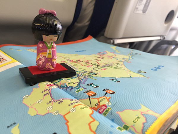 京都で見つけて和装の女の子