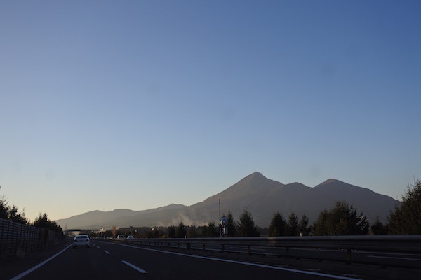 磐梯山が見えてきた