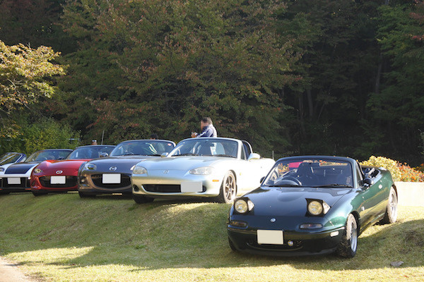 NA〜NDまで順序良く並んで来場者をお出迎え