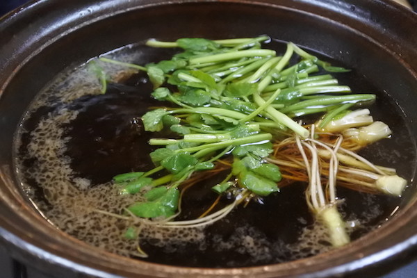 本命の「せり」もなかなかいい味