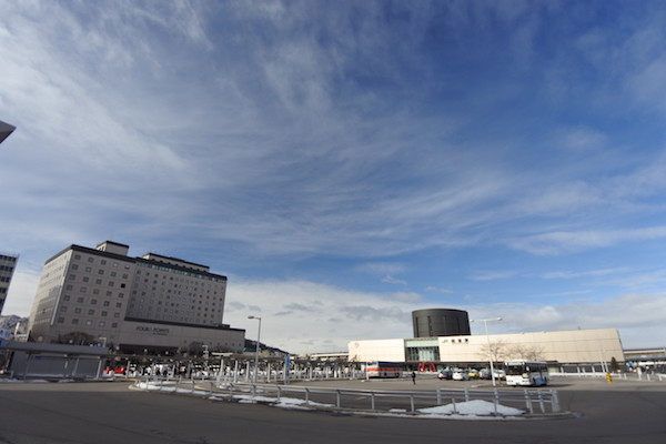 気持ちの良い空が広がる函館の朝