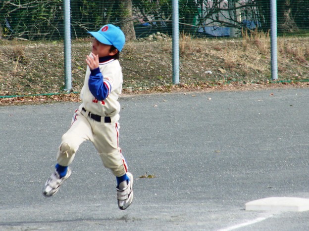 Photos: CIMG1169:安全進塁でも全力疾走がモットーの小沢P