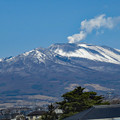新幹線から見る浅間山